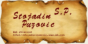 Stojadin Puzović vizit kartica